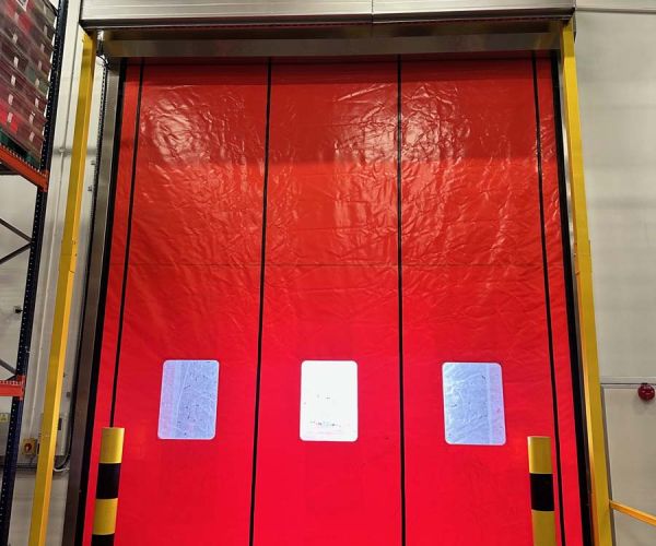 Blue High Speed Door